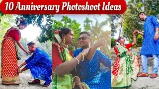 Easy 10 Anniversary Photoshoot Ideas || Couple Photography Ideas || Mobile Photography