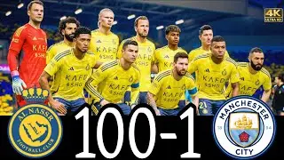 FC 25 -MESSI RONALDO NEYMAR & MBAPPE | ALL STARS |  AL NASSR 100-0 MANCHESTER UNITED
