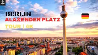 Walking in Berlin Alexanderplatz 🇩🇪 Real Sounds | 4K Walking Tour Through Berlin's Heart