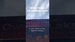 🫠 #owenslake #sierranevada #roadsideamerica #desertlife