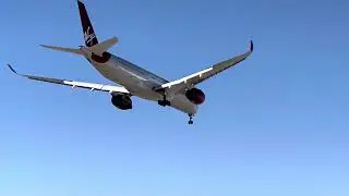 Virgin Atlantic A350-1041 (G-VELJ) MAN To LAS Landing 26L ￼