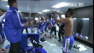 Chelsea FC - FA Cup Final 2012 dressing room celebrations