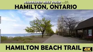 🌟 Hamilton Beach Trail, Hamilton, Ontario 🚴✨4K Bike Ride
