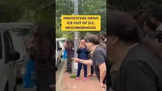 Protesters in D.C. chanted &ldquo;ICE go home!&rdquo; and &hellip; they did #shorts