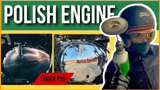 Continental GT 650 Engine BUFFING at home | Easy way ✅