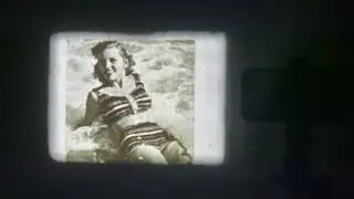 8mm Home Movie - Dorthy, Marion, Blanche, At the Races on Vacation, 1939-40