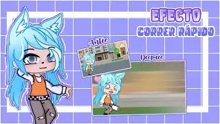 Cómo hacer EFECTO de CORRER RÁPIDO||Tutorial|| Gacha club||Angie•Chus•MI