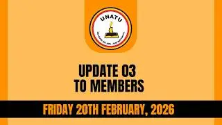 UNATU UPDATE | 20/02/2026