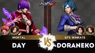 KOF XV ▰ DAY (O.Shermie/Whip/Shermie) 🆚 DORANEKO (Mai/Whip/Elizabeth) 🎞️Replay Match - 2/26