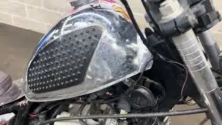 ヤフオク出品車両　CBX125 CUSTOM JC12 3295km バンガレ