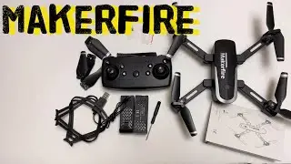 Makerfire H825 Camera Drone Setup Flight and Review