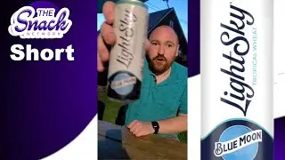 BLUE MOON LIGHTSKY TROPICAL WHEAT with Pineapple Healthy Beer Taste Test! #shorts