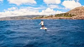Open ocean playground - Downwind foiling Maunalua Bay
