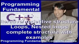 Nested loop structure |Nested loops practical examples | programming fundamental lec16