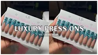 LUXURY PRESS ON NAILS 💕 | PRESS ON NAIL TUTORIAL