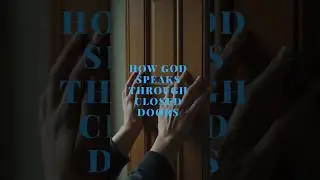 How God Speaks Through Closed Door #faith #jesus #bibleshorts #motivation #quotes