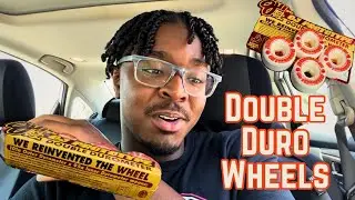 OJ Prototype Double Durometer Wheels 101a x 95a Wear Test