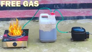 How to make FREE GAS from Cow Dung