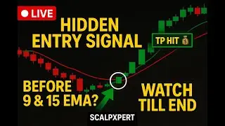 🔴LIVE | 9-15 EMA Strategy UPGRADED | Early Signal Indicator  Pine Script Hack You NEED!