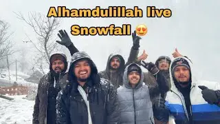 Alhamdulillah! Live Snowfall Mil Gayi ❄️😍 | Dream Come True in Kashmir