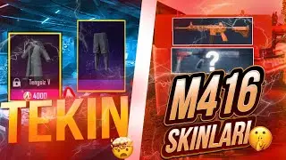 TEKINGA HODOK🤯 VA M416 UCHUN SKINLAR🤩 PUBG MOBILE