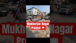 SSC Protest in Mukherjee Nagar 🔥 Students on Road for Justice! | #protest #justice