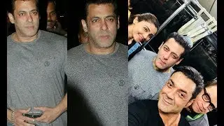 Salman Khan Spotted at the Airport - Bangkok Flight - Race 3 Shooting