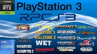 20 Best PS3 Games on PC | RPCS3 Performance Test | RTX 4060 + i5-12400F (2026)