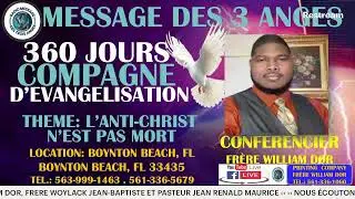 360 CAMPAGNE D'EVANGELISATION I CONFERENCIER FR&Egrave;RE WILLIAM DOR I DIMANCHE 14 DECEMBRE 2025