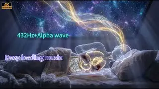 Deep Healing Music | 432Hz Tuning + Alpha Bi-naural Beats (10Hz)