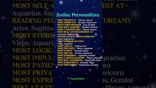 zodiac sign personality find out | zodiac sign #zodiacsigns #zodiac #astrology