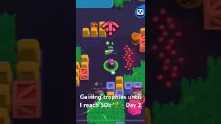 Gaining trophies until I reach 50k - Day 3 #brawlstars