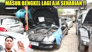MERCY E200 W211 MODIFICATION PART 4: CHANGE SMALL BATTERY AND FIX COOLANT | PERKASA BENZ WORKSHOP...