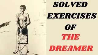 Solved Exercises of The Dreamer|SCERT English|Class 8|English Learning
