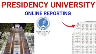 Presidency University online Reporting process 2022 | WB merit  list 2022 | How to check presidency