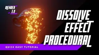 Dissolve Procedural Effect - Blender 3.0