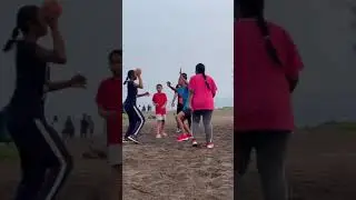 Work out on beach     #fitness  #beach #recreation