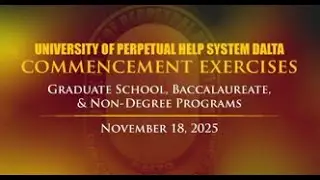 LIVE 🎥 | UPHSD 46th, 29th and 25th Commencement Exercises Graduate School🎓🎖