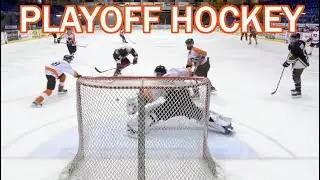 Flyers Playoff Game 1 | PLAYOFF HOCKEY | GoPro Hockey Goalie Mic'd Up
