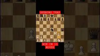 Opening Trap | Opening trick | Best attacking game  #chess #chessgame #chessvideoplus #chessshort