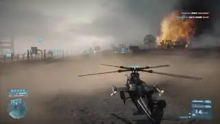 Battlefield 3 - NOSHAHR CANALS - SOLO Helicopter Gameplay 45 KILLSTREAK