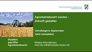 Agrarbetriebswirt werden und den eigenen Hof zukunftsorientiert aufstellen