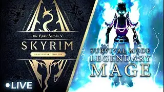 [Eng/ptBR] Live - Legendary Mage - Survival | Vanilla +9 Mods | Skyrim Anniversary Edition