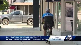 Fort Smith police department bicycle patrol unit returns after years-long hiatus