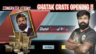 Ghatak Voice Pack Crate Opening !!🤟🔥| BGMI | #ghatakgaming #bgmi #ghatkvoicepack