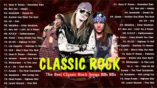Classic Rock 80's 90's ⏳ Best Power Of Classic Rock Music From In 80s 90's ⏳