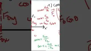 Projection des vecteurs dans un rep&egrave;re plan partie 3/4