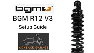 BGM PRO R12 V3, Rear lambretta shock setup guide