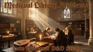 Candlelit Archive, Peaceful Medieval Background Music, Seamless Loop