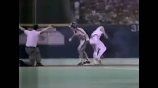 NYM@STL: Tim Teufel doubles in the third inning (1987)